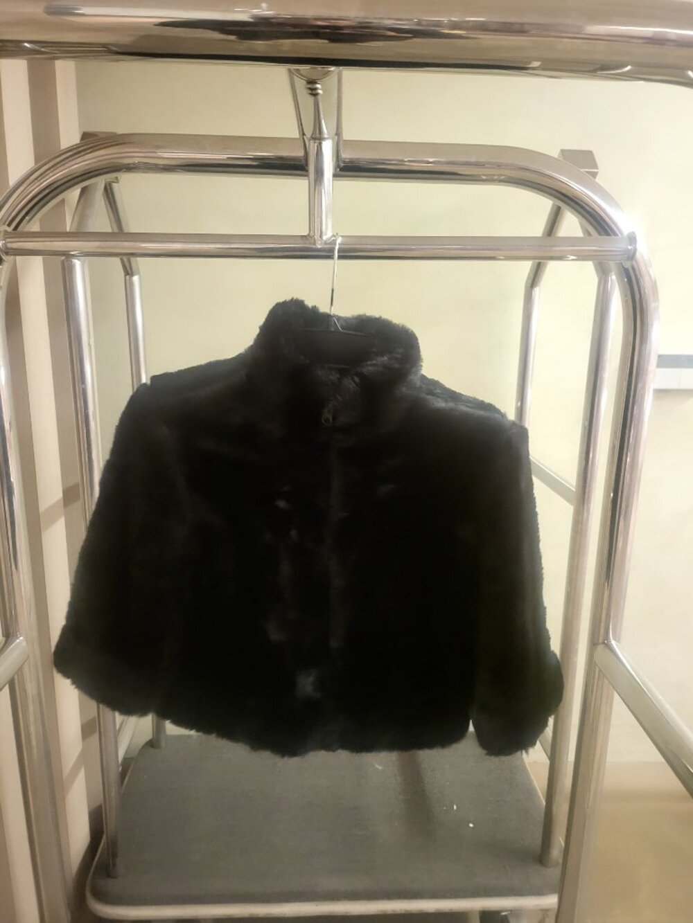Vintage Little Girls Gap Fur Jacket - Picture 5 of 15